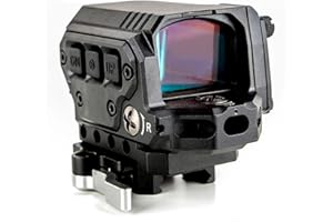 WAOBE Red DOT Reflex Sight con Funzione IR Fucili Cannocchiale da Caccia tattico Montaggio a sgancio rapido Guida da 20 mm