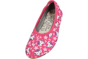 Beck Mädchen Pink Horse Gymnastikschuhe