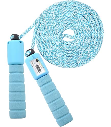 Corde à Sauter à Perles Souple Avec Poignées Antidérapantes - Entraînement Fitness Pour Enfants Et Adultes