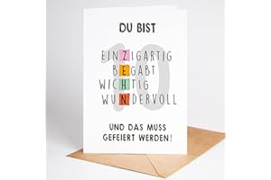 Lovely Cards - Rätselkarte - 10. Geburtstag Mädchen Jungen - Premium Geburtstagskarte Kinder Sohn Tochter Enkel Enkelin - Geschenke Mädchen 10 jahre - Birthday Card A6 (10 Jahre)