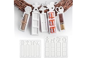 YODOYO 2 Stücke Silikonform valentinstag Pralinenschachtel, Silikonform Ostern Geldgeschenk, Silikon Gießform Ostern,Gipsformen zum Gießen, Silikonformen Gießformen Ostern Pralinenschachtel