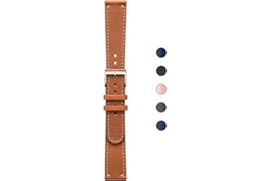 Withings - Bracelet en Cuir Premium pour ScanWatch, Steel HR, Steel HR Sport, Move ECG, Move et Steel