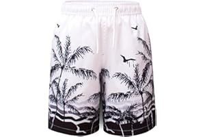 MEILONGER Costume da Bagno Pantaloncini da Bagno Estivi per Ragazzini Bambini Foderate in Rete Asciugatura Rapida 6-20 Anni