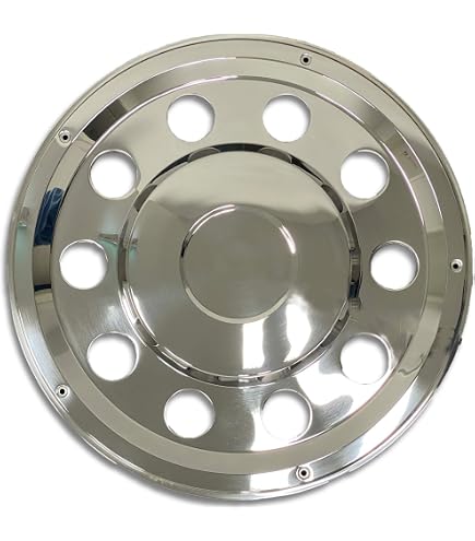 Hansen Styling Parts Copricerchi 22,5 Pollici, In Acciaio Inox