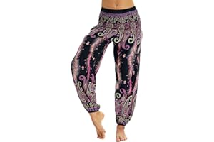 Nuofengkudu Femme Harem Pantalon Sarouel Thailande Hippie Leger Yoga Pants
