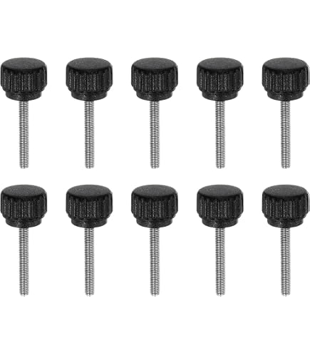 100 Viti Zigrinate Filettate M4 X 10 Mm Testa Rotonda In Acciaio Carbonio Per Monitor E Computer