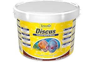Tetra Discus Granulles – pokarm dla wszystkich ryb dyskotekowych, wspomaga zdrowie, przepychanie kolorów i wzrost, wiadro 10 l