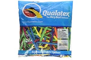 Qualatex 45195 Q4-5195 100 Modellierballons 260Q, Qualatex , Traditional Mix,60 x 2 x 2 inches