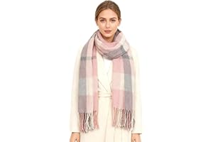 Oak & Tea Damen Schals Winter Warm Tartan Schals Kaschmir Gefühl Wraps, Schal Geschenke für Frauen