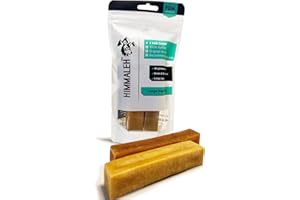 Himmaleh Yak Chews for Dogs - Yak chews for dogs Large (pack of 2) - Protein Rich Dog Chews Long Lasting Natural - yak milk dog chew - Toothsome Yak Bars for Dogs - Himalayan dog chews - Yak Snack