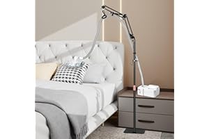 NIdreamCE CPAP manguera soporte colgante para cama con altura y ángulo ajustables, CPAP manguera soporte Para Evitar Fugas/Enredos de Tuberías,Robusto y duradero,CPAP Accesorios