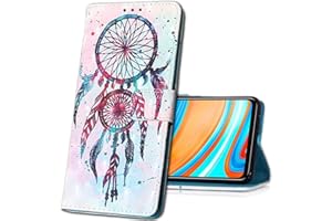 IMIRST Funda para Xiaomi Mi 11 Lite, 3D Moda Carcasa Libro Flip Case Antigolpes Cartera PU Cuero Funda con Función de Soporte para Xiaomi Mi 11 Lite 4G / 5G. YB Double Campanula