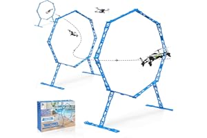 Dolanus Toys for 3-8 Year Old Kids: 38 PCS Drone Obstacle Course Kit Obstacle Hoop for RC FPV Racing Drone Gifts for 8 9 10 11 12 Years Old Boys Accessories for Aircrafts Helicopter Games