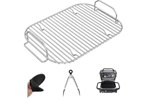 Skyearman - Rejilla de parrilla para Ninja Woodfire Grille, juego de rejillas de acero inoxidable, accesorios para barbacoa, XL, compatible con Ninja Woodfire OG850/OG901