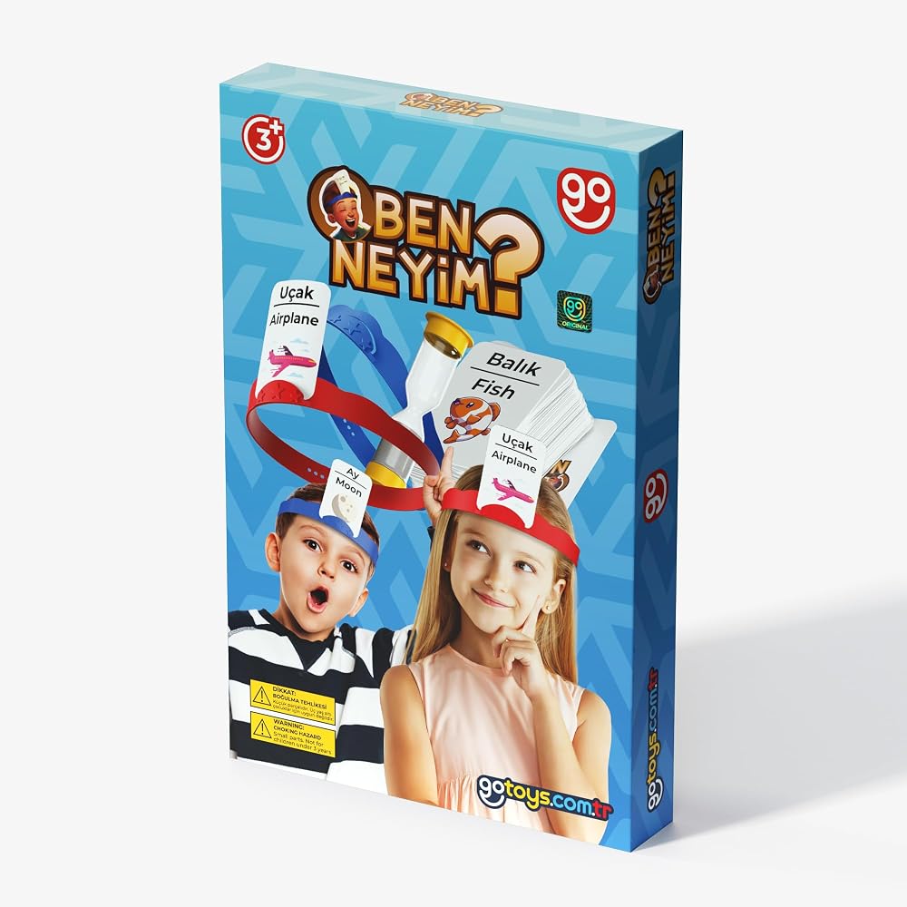 Go Toys Ben Neyim? Türkçe/ingilizce Aile Çocuk Eğlenceli Kutu Oyunu