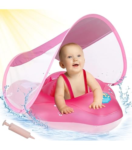 LUDI - Tente Multifonction - Tente de Plage - Pop-Up - Anti UV 50 - avec Pataugeoire Intégré - Coupe-Vent - Piquets de Fixation - Dès 10 Mois