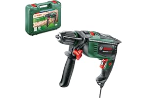 ‎BOSCH HOME AND GARDEN Bosch Home and Garden Bosch Schlagbohrmaschine UniversalImpact 800 (800 Watt, Koffer), Schwarz, Grün, 0603131100