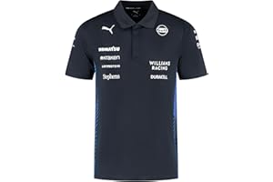 PUMA Williams Racing Formel 1 Herren 2025 Team Poloshirt - Marineblau
