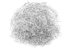 ‎TK GRUPPE TIMO KLINGLER TK Gruppe Timo Klingler Engelshaar gelockt 15 gr. Lametta Silber für Weihnachten Advent Deko Dekoration