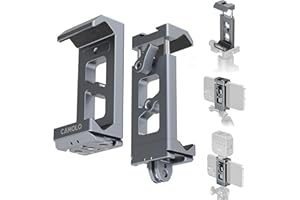CAMOLO Uchwyt na telefon komórkowy statyw adapter do GoPro, metalowy, uniwersalny uchwyt na telefon komórkowy 2 w 1, z adapterem Cold Shoe Mount i śrubą 1/4 do iPhone'a, GoPro, selfie, nagrywania