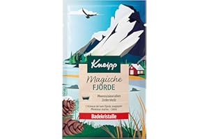 Kneipp Cristalli da bagno magici fiordi – additivo per il bagno con preziosi minerali marini e olio essenziale di legno di cedro – vegano – 60 g