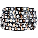 SEZO WS2812B ECO LED Streifen 5M 300 LEDs DC5V Individuell Adressierbar SMD5050 Traumfarbe Lichtleiste Legierte Drähte IP30 N