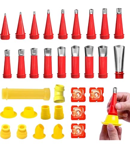 EXHUMKY Dichtungsdüsen Set 3-teilig - 30cm Verlängerung Für Kartuschen