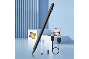 RYTAKI PRO Lapiz Surface para Microsoft, Lapiz Tablet para Surface Pro 11/10/9/8/X/7/6/5/4, Surface Go/Laptop/Studio/Book, con rechazo de Palma y Recargable, sensibilidad a la presión 4096 y atracción magnética