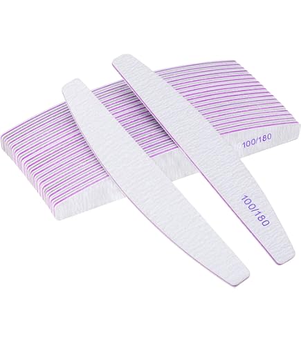 Lot De 2 Blocs Polissoirs Blancs Pour Ongles - Pro, Anti-stries, Gel/résine, Neuf
