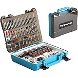 Mehrzweck Zubehörset, Tilswall 420 tlg Drehwerkzeug Zubehör,3,2mm Schaft Rotationswerkzeug Set, Universal Zubehörset für Mult
