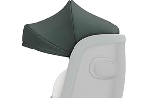Daliya® BRAVO Sonnenverdeck, Sonnenschutz, für Daliya i-Size Auto-Kindersitze BRAVO und ROTAZIONE (Grün)