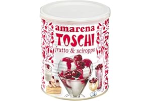 Toschi Toschi Amarena 6 paquet de 1000 grammes / qualité premium d'Italie / garniture italienne authentique. 1.00 kg 1000.00 ml