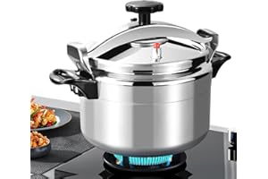 EZNAOBO Autocuiseur de 3 litres pour cuisine et restauration, autocuiseurs en alliage d'aluminium avec valve de sécurité, couvercle de verrouillage à étrier double face, pot de conserve pour la plupart des