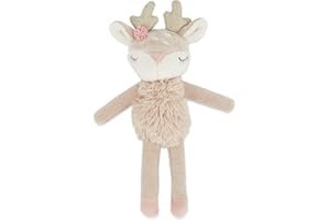 Bieco Plush Deer Toy with Rattle - Approx. 22 cm Cute Baby Cuddly Toy Reindeer Teddy
