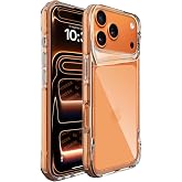 Defend Series Crystal Clear Ultra Clear Back Hard Polycarbonate Edges Soft Silicone for Minesque iPhone 17 Pro