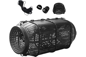 AZNEVER Nasse A Poisson, Nasse A Ecrevisses Piège De Poisson, Nasses À Écrevisses Avec Trous, Portables Cage À Anguilles Filets Cage À Crabes Pour Crevettes Écrevissess Homards Anguilles Eau Douce Salée