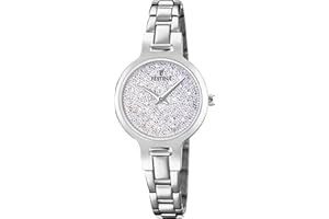 FESTINA Orologio da Donna Analogico in Acciaio Inossidabile 316L - Movimento al Quarzo - Orologio da Donna Elegante - Resistente all’Acqua 5 ATM - Argento F20379/1 - Special Prices