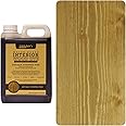 Littlefair's Wood Stain Water Based - 5 LTR - Indoor Furniture Stain Light & Dark Finishes - Special Non Toxic & Eco Friendly Formula - Wood Stain for Crafts - Color: Antique Stripped Pine