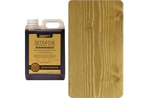 Littlefair's Tinte para Madera 2.5ltr - Acabado Premium, Fácil de Usar y Limpiar Tinte Madera - Basado en Agua, Seguro y Ecológico - Disponible en Muchos Colores - Color: Pino antiguo decapado