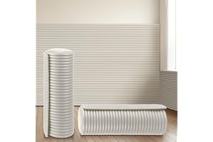 Anti Collision Wall Padding for Kids, Wall Padding Panels, Safe Collision Prevention, 3D DIY Headboard, for Nursery, Bedroom, Living Room, Corner Guards, Playroom (1 Roll, Light Gray, 40 CM*200 CM)