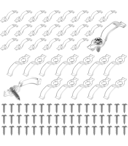 Led Strip Light Clips Uxcell , 48 Pack Mounting Bracket Fixing Clips ...