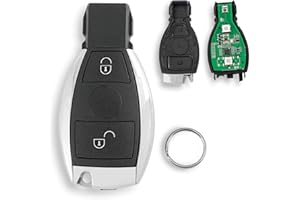 GLOUVDEYZ 433MHZ For Mercedes Benz A B C E G M R S CLK SLK Clases Para Sprinter Key Para Viano Para Vito 2 Buttons Remote Key Fob with Key Ring