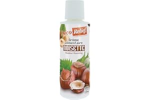 Déco Relief - Arôme Liquide Noisette 125 ml - Arôme Alimentaire Pâtisserie & Yaourtière - Pour Gâteaux, Pâtisseries, Yaourts - Arôme Concentré - ARO16.