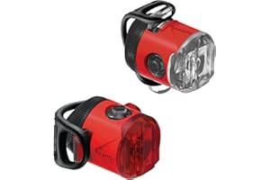 LEZYNE Femto Pair Iluminación de Bicicleta/MTB Led Recargable USB, Unisex Adulto
