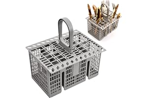 Anseom Spülmaschinen Besteckkorb, Besteckkorb für Unterkorb, Geschirrkörbe Genuine kompatibel für Hotpoint 99673-8729, C00257140, C00386607 Spülmaschine, Geschirrspülerzubehör