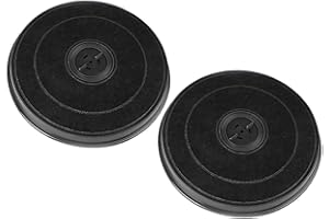 AquaHouse Lot de 2 filtres à charbon actif compatibles avec hotte Ariston, Indesit E233, Merloni C00307666, C00090694, C00090823, C0005795