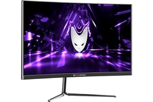 Oversteel - KRYPTO Monitor Gaming QLED 27'' QHD (2560x1440), Panel VA, 16:9, Curvo R1500, 1ms, 144 Hz, 2x HDMI, Display Port, Negro