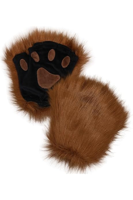 Guanti Zampa Di Gatto In Peluche - Per Cosplay, Carnevale E Halloween - Foto 6