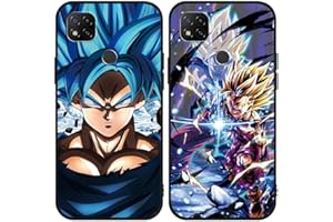 Eouine 2 Piezas Funda para Xiaomi Redmi 9C 4G/Redmi 9C NFC 6.53'' con Cool Anime Diseño Cover, Antichoque Suave TPU Silicona Protectora Carcasa con Cómics Patrón Case para Redmi 9C 4G