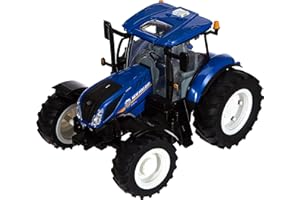 TOMY BIG FARM BRITAINS - Tracteur New Holland T7.270 pour Enfants 43156, Tracteur Jouet, Tracteur Électrique avec Effets Son et Lumière, Réplique Détaillée à l'Échelle 1:16 Convient aux 3 ans+